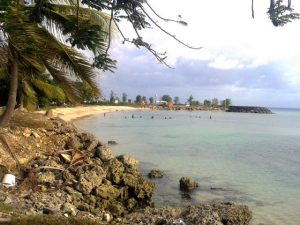 La plage du Souffleur, Grande Terre en Guadeloupe