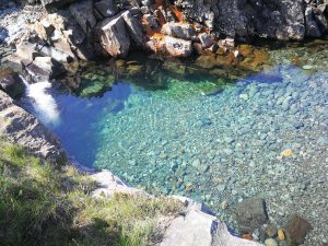 Les Fairy pools ou piscine des fées sur l'Ile de Skye